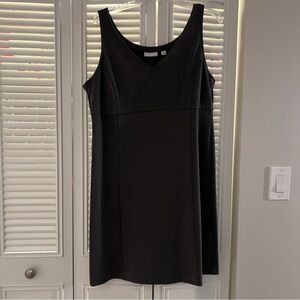 PreOwned New York And Company Stretch Gray Fit And Flare Dress Sz XL